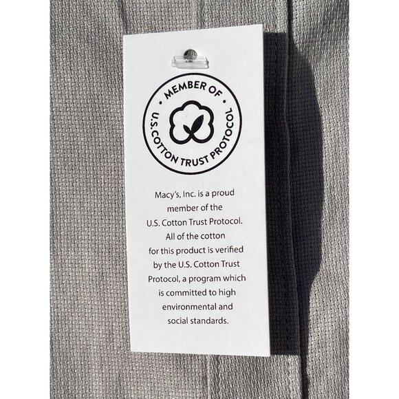 Alfani Mens XXL Light Gray Short Sleeve Button-Up Shirt 100% Cotton - Picture 3 of 5